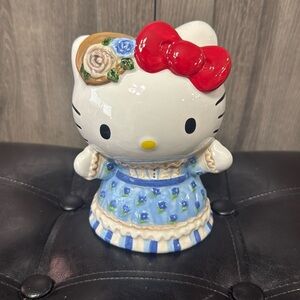 Blue Sky Clayworks Hello Kitty In Blue Floral Spring Dress Heather Goldminc